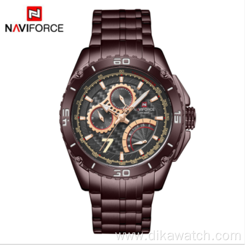 NAVIFORCE 9183 Fashion New Large Dial Men's Watch Luminous Quartz Watch Sports wristwatches